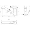 Смеситель OMOIKIRI TATEYAMA-S-SA 4994140