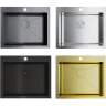 Мойка OMOIKIRI AKISAME 59-GM нерж.сталь/вороненая сталь 4973096
