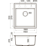 Мойка OMOIKIRI DAISEN 46-WH Artgranit/белый 4997521