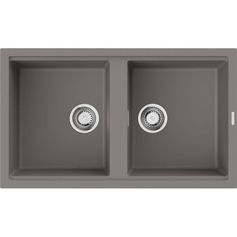 Мойка OMOIKIRI KITAGAWA 86-2-GR Artceramic/Leningrad grey