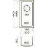 Мойка OMOIKIRI TADZAVA 22-U/I-IN ULTRA 15 нержавеющая сталь/нержавеющая сталь 4997112